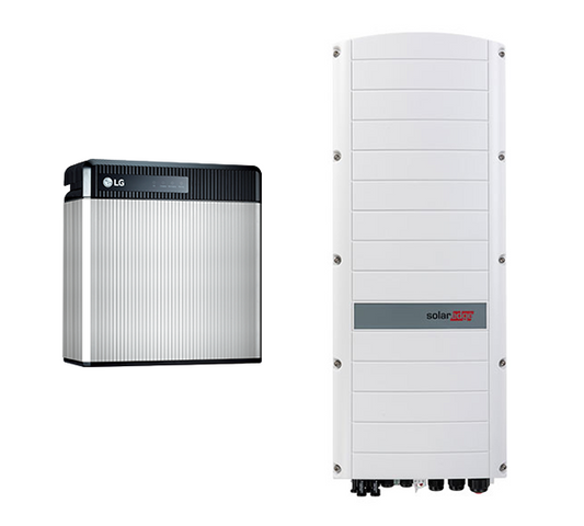 Solaredge + Lgs NV-Speichersystem, 8,8 kWh nutzbar, 3-phasig