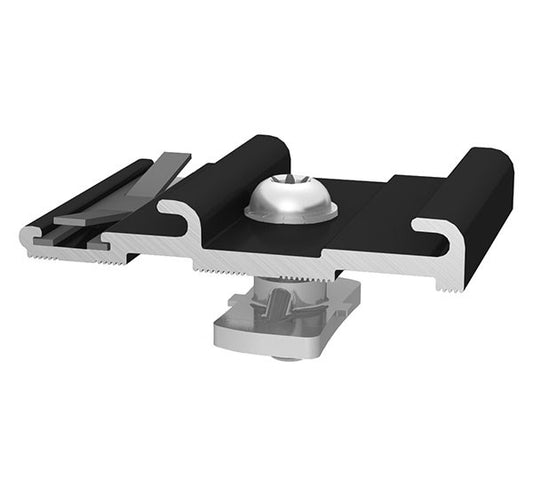 K2 InsertionRail CrossConnector, schwarz eloxiert