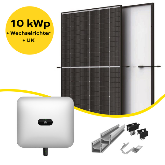 10 kW PV-Anlage-Komplettsystem mit Trina Modulen & Huawei Wechselrichter